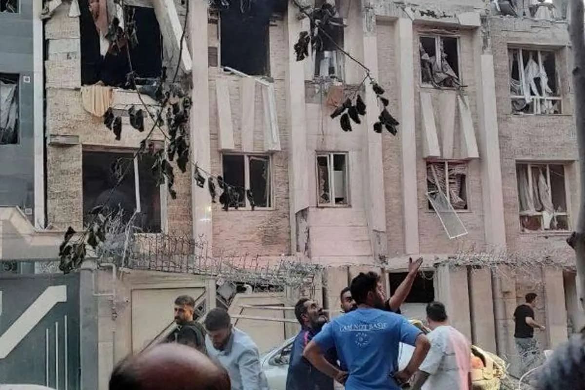 Airstrike on 5-Story Residential Building, Sabounchi Street, Sohrevardi neighborhood