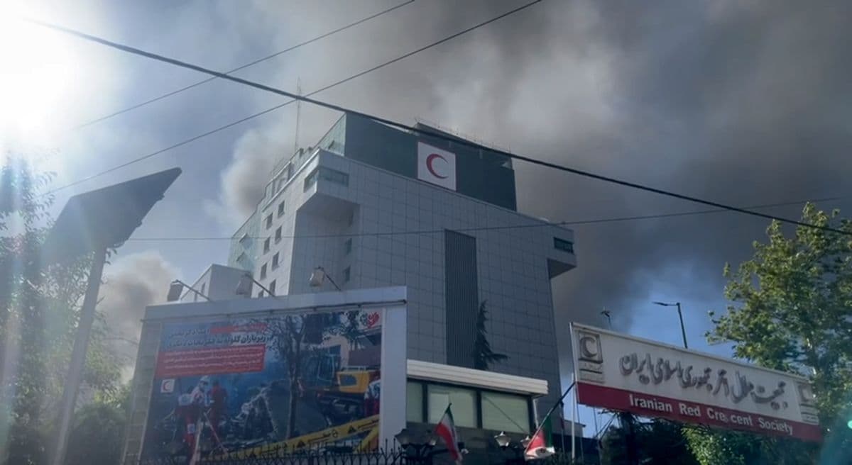 Attack on the Red Crescent Society Peace Building, Tehran