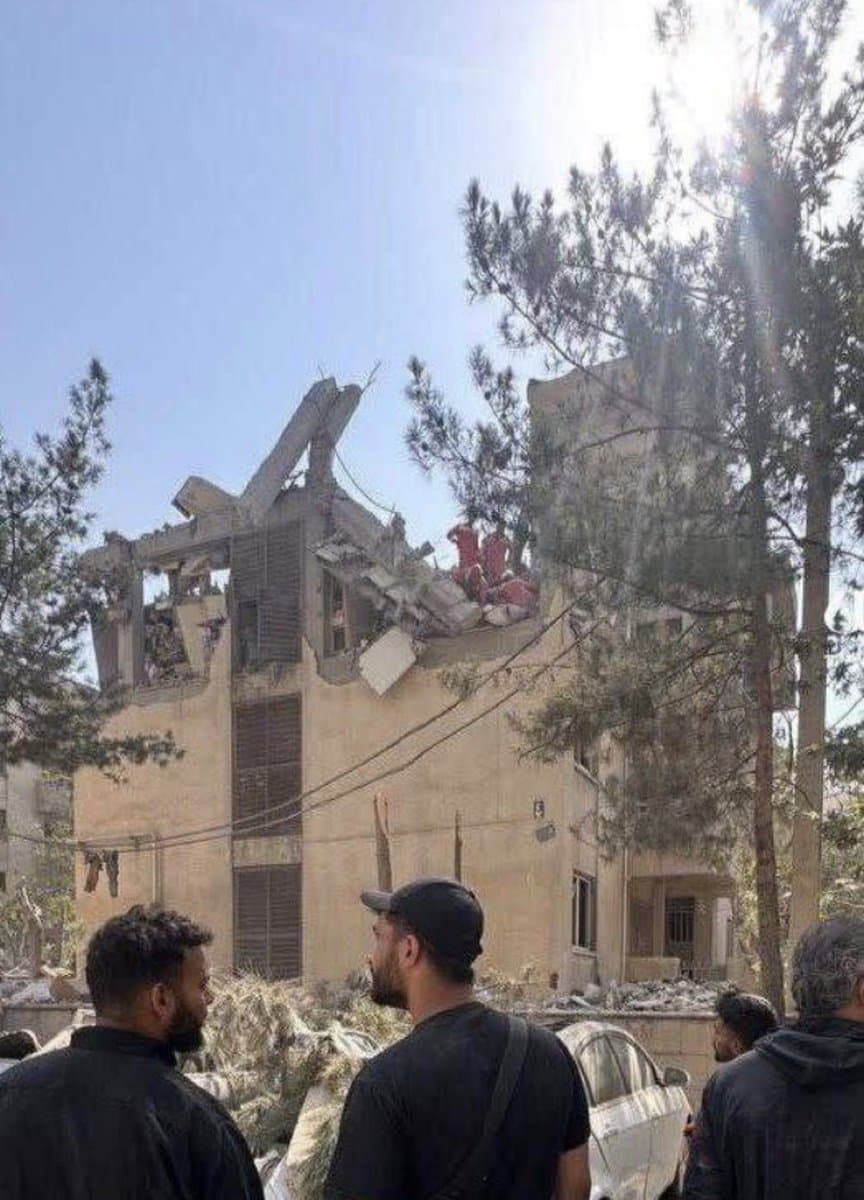 Airstrike on Orchideh Residential Complex, Sattarkhan Street, Western Tehran