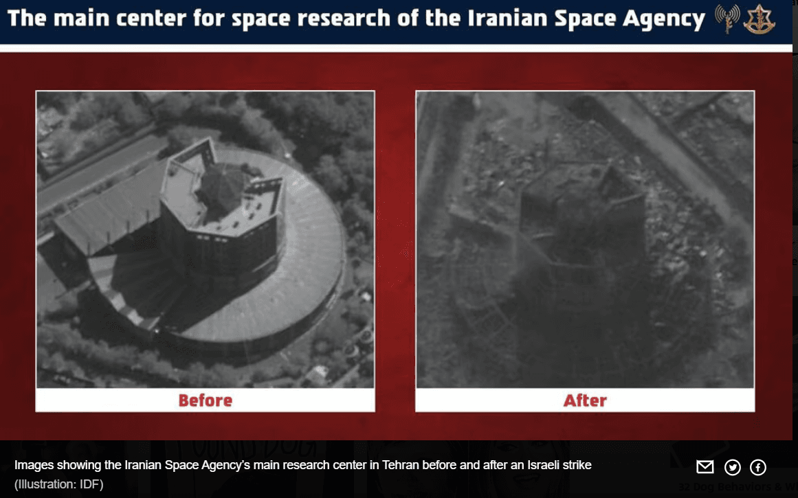 Strikes on Iran Space Research Centre