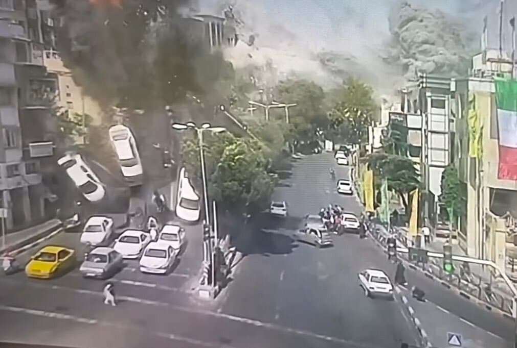 Strikes on Meidan-e Quds (Tajrish Square), Northern Tehran