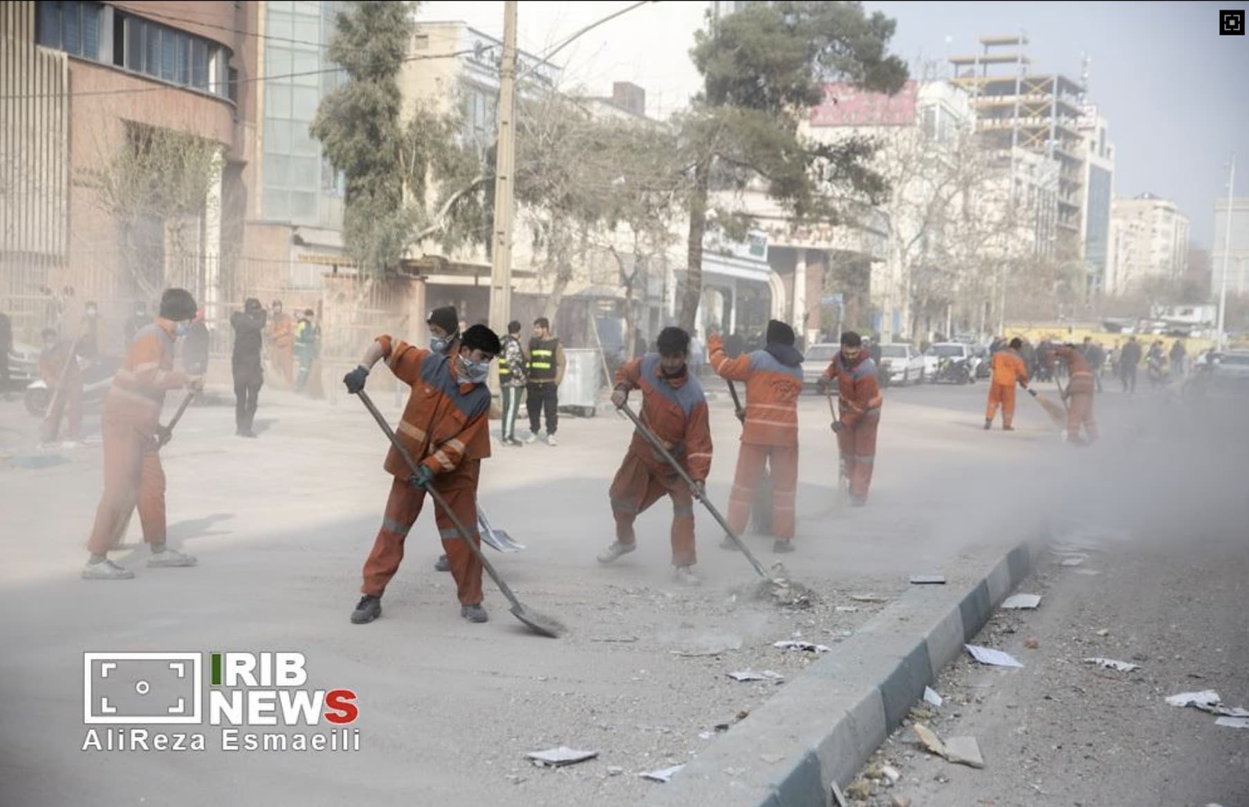 Airstrike near Khorramshahr Street, Tehran