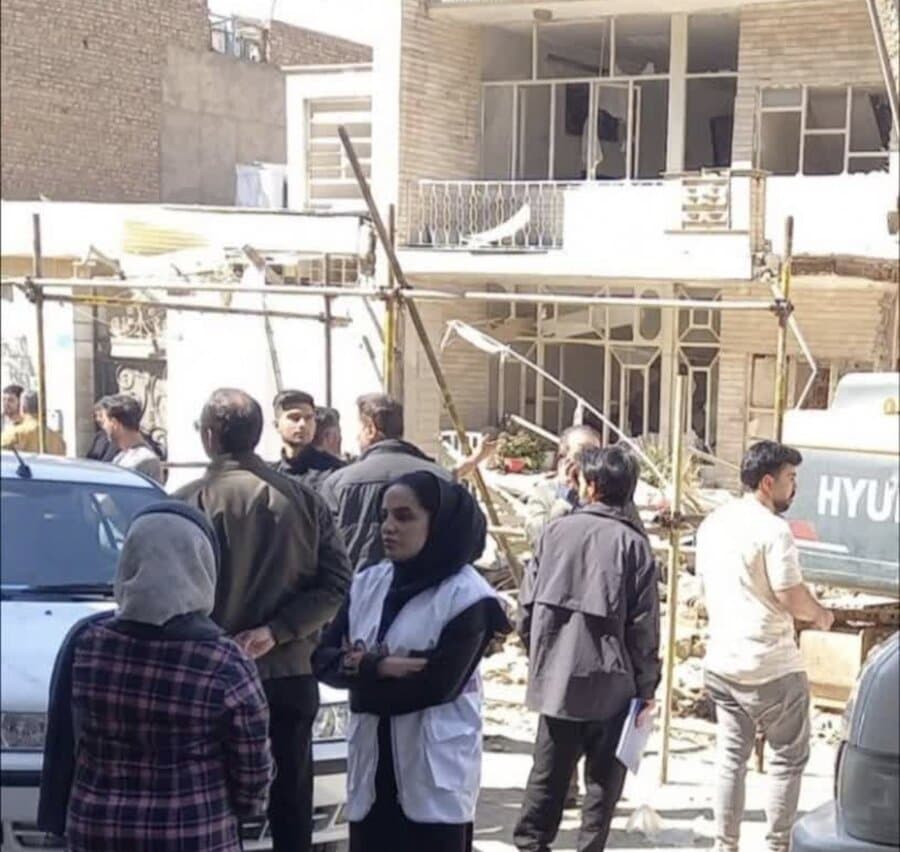 Strike on Residential Area, Azimieh, Karaj