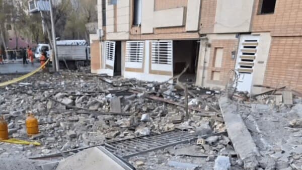 Strike on Residential Building, near Imam Hossein Mosque, Isfahan